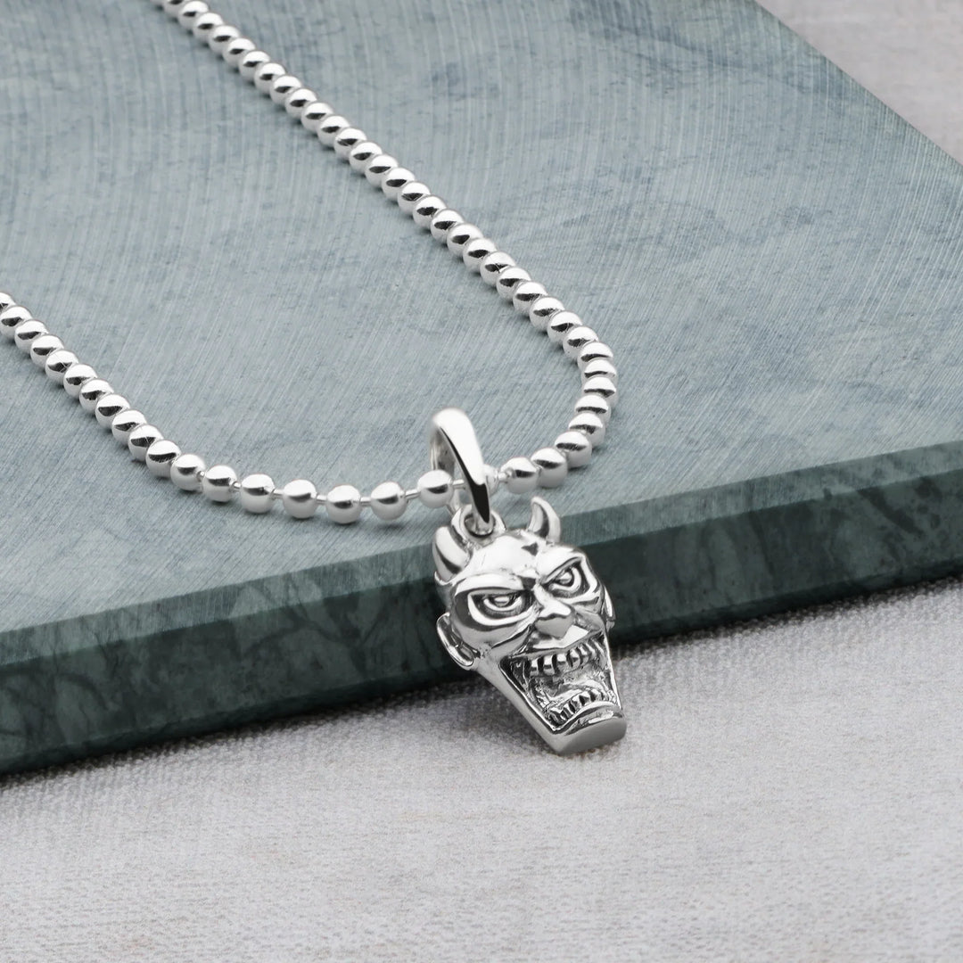 Silver Devil Pendant