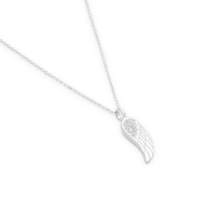 Twilight Wings Silver Necklace (CHN33101)