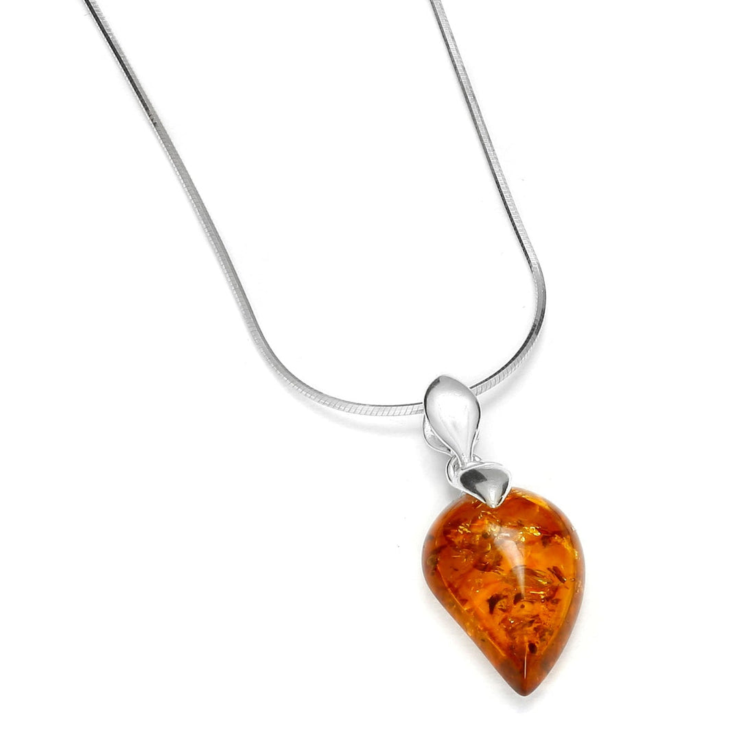 Amber Dew Drop Necklace