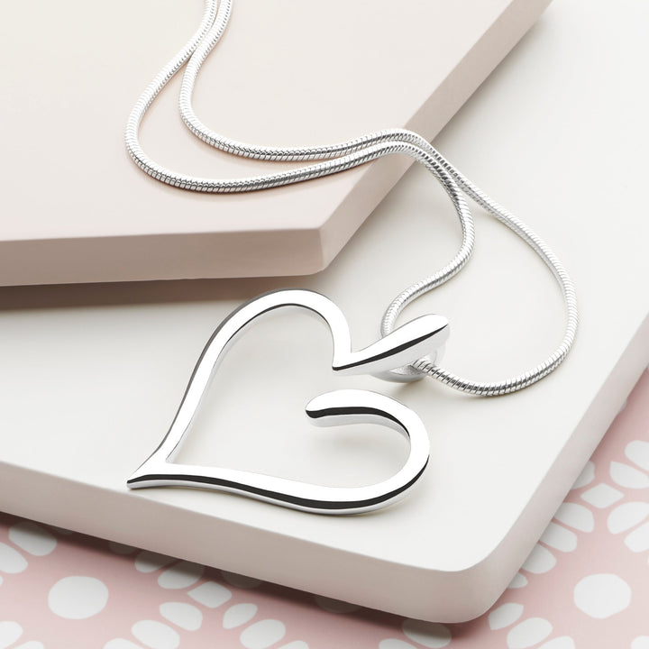 Love Heart Swirl Pendant (P6461)