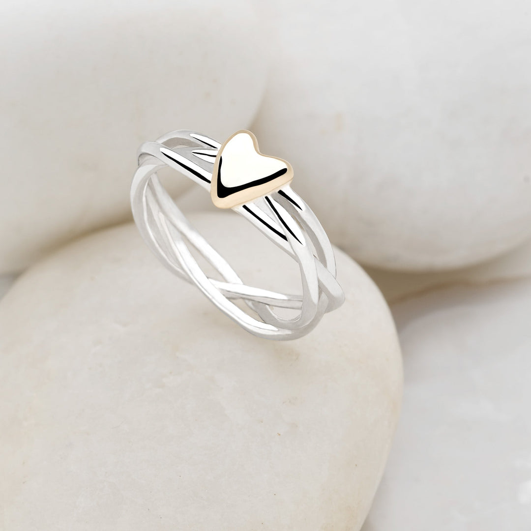 Golden Heart Ring (R10081)