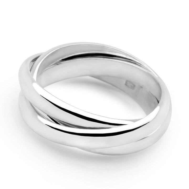 Silver Russian Wedding Ring (R1301)