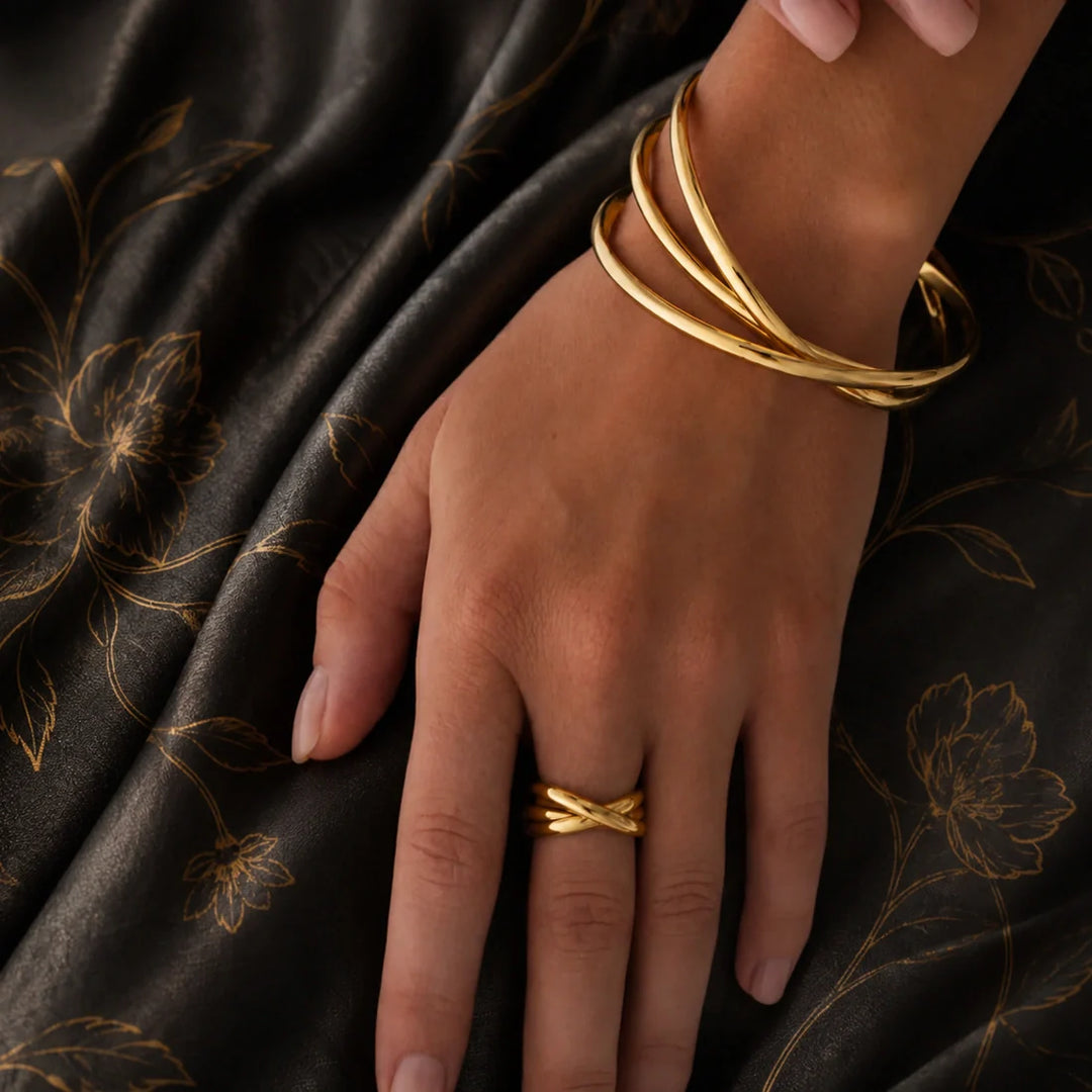 Gold Russian Wedding Bangle