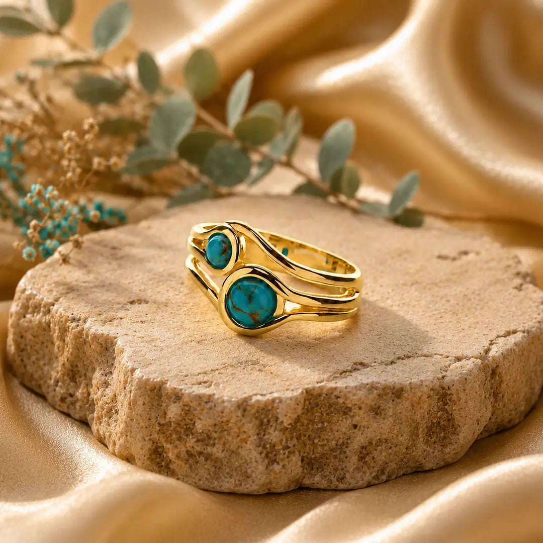 Tropical Pools Gold Ring