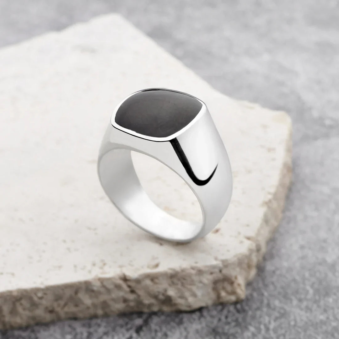 Bali Black Signet Ring