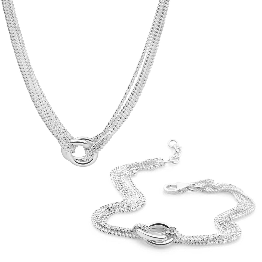 Links of Love Silver Set (SET8001)