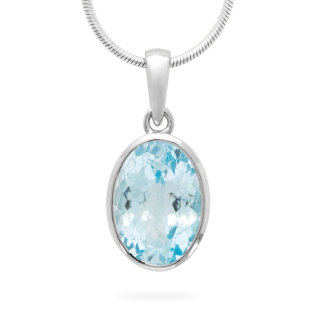 Blue Topaz Pendant (SPP05)