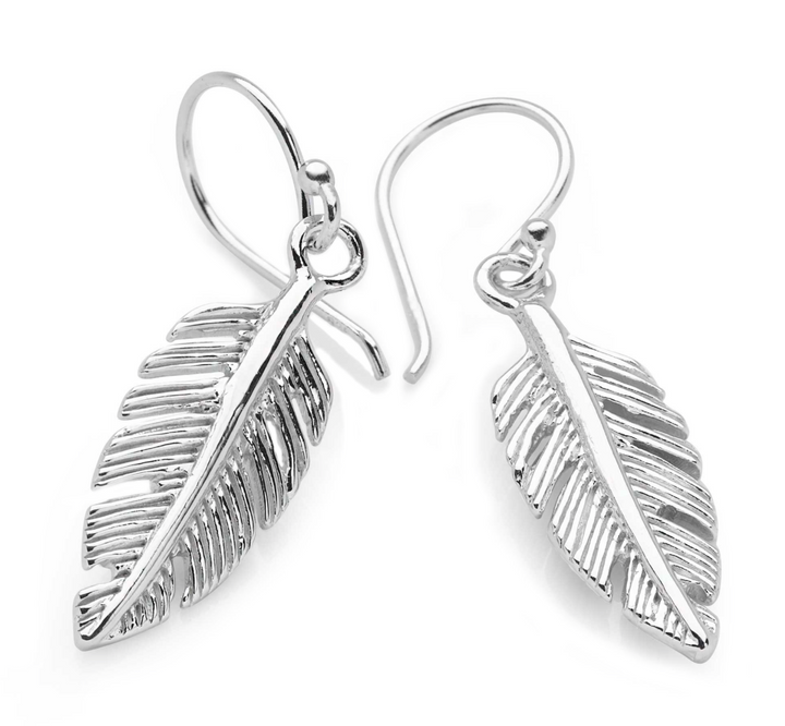 Spiritual Sky Feather Earrings (E45951)