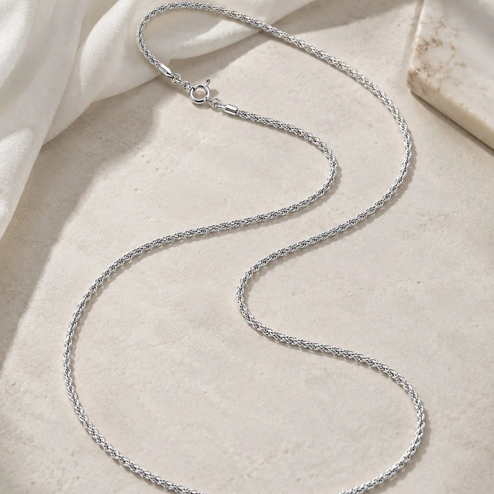 Silver Spiga Chain 1.65mm