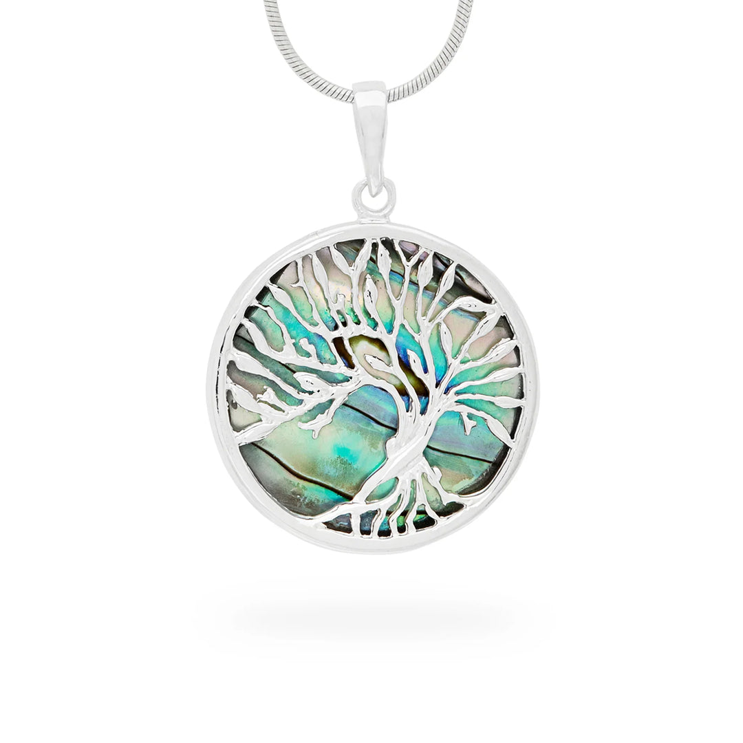 Tree of Life Abalone Pendant (P7201)