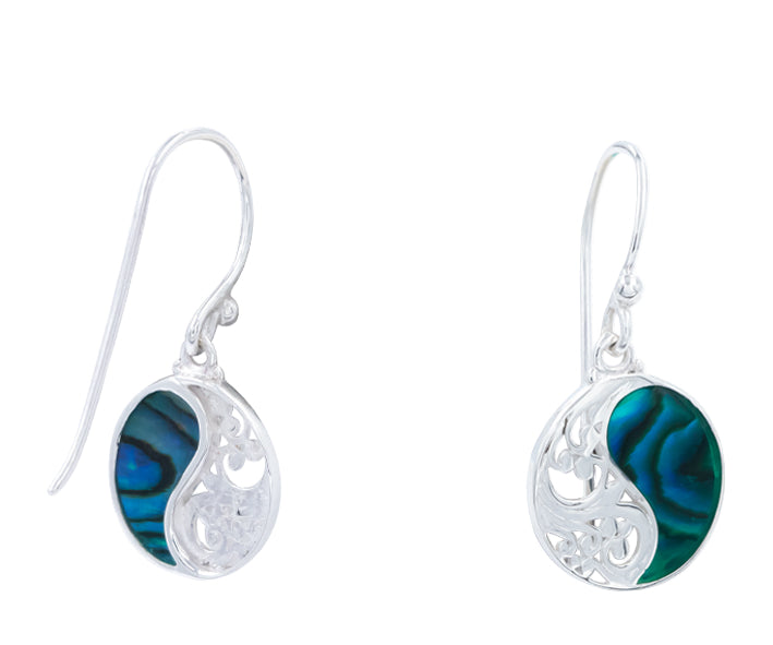 Yin Yang Wave Earrings