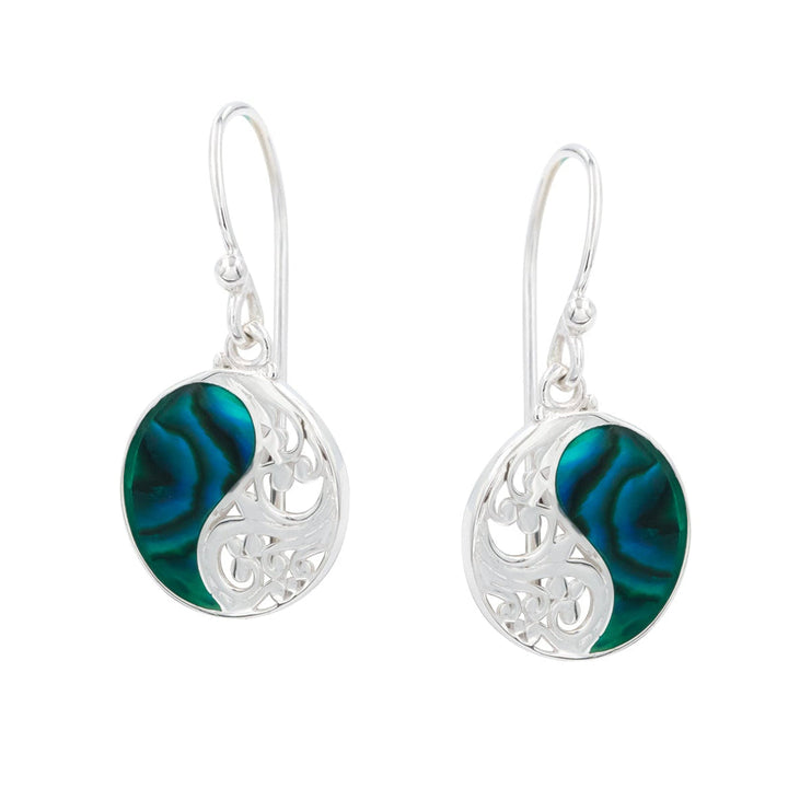 Yin Yang Wave Earrings