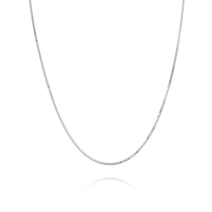 Silver Box Chain 1.00mm